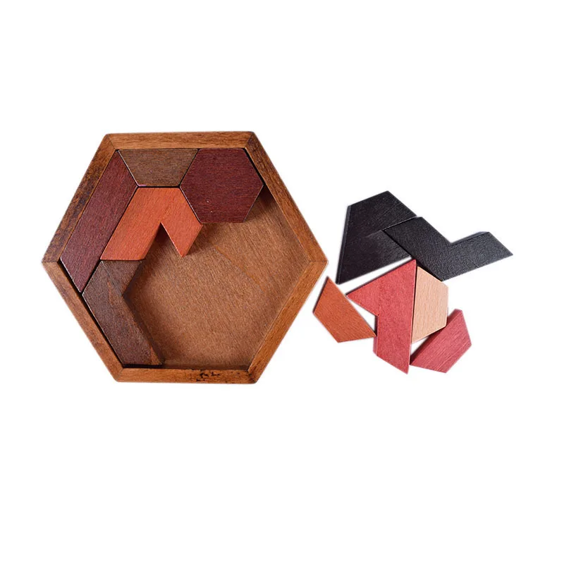 Brain Training Geometry Intelligence Tangram Puzzle Educational Toys For Children Hexagon Jigsaw Wooden Toys L1464H
Brain Training Geometry Intelligence Tangram Puzzle Educational Toys For Children Hexagon Jigsaw Wooden Toys L1464H