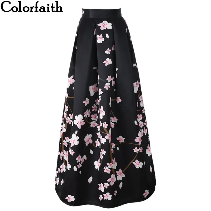Colorfaith 2022 New Satin 100cm High Waist Flared Maxi Peach Blossom Printed Pleated Floor Length Women Long Skirts Saias SP041
Colorfaith 2022 New Satin 100cm High Waist Flared Maxi Peach Blossom Printed Pleated Floor Length Women Long Skirts Saias SP041