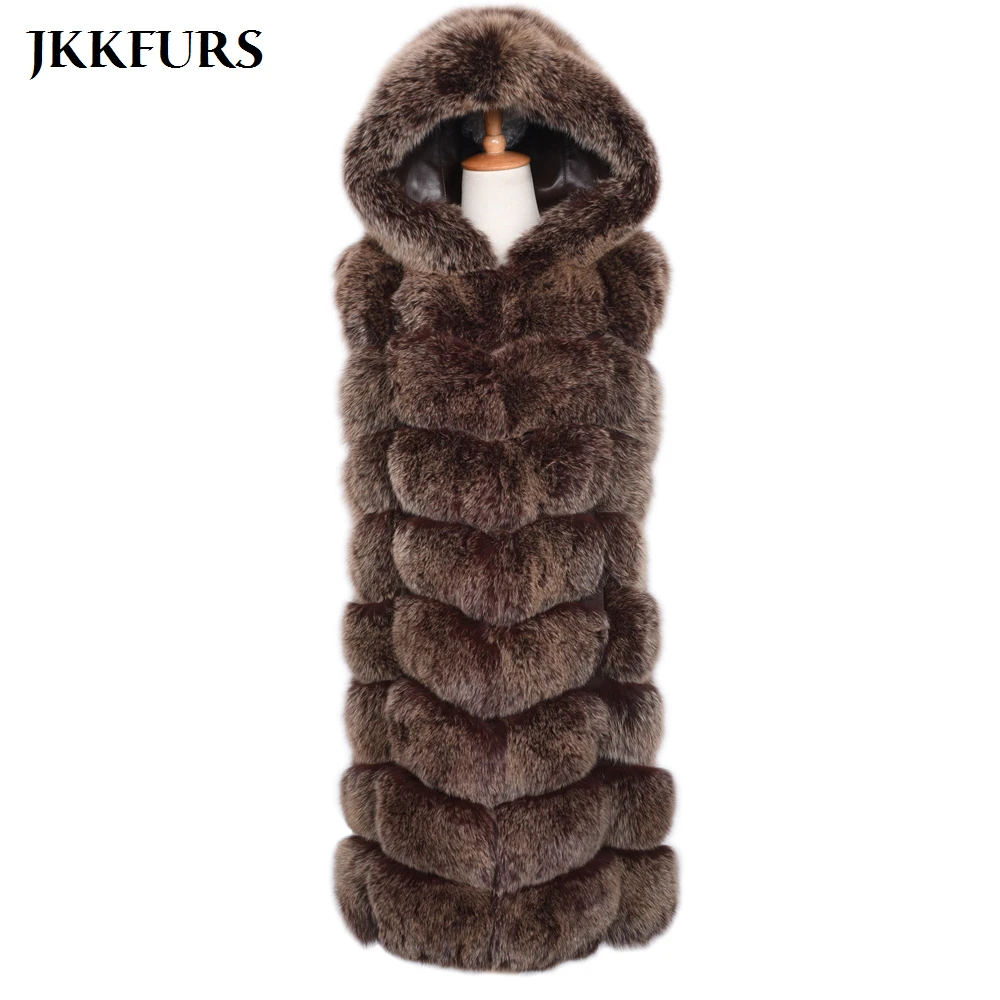 Women's Long Vest Hooded 38 Colors OEM Real Natural Fox Fur Gilet Winter Thick Warm Genuine Fur Fashion Style 38 Colours S7491
Women's Long Vest Hooded 38 Colors OEM Real Natural Fox Fur Gilet Winter Thick Warm Genuine Fur Fashion Style 38 Colours S7491
