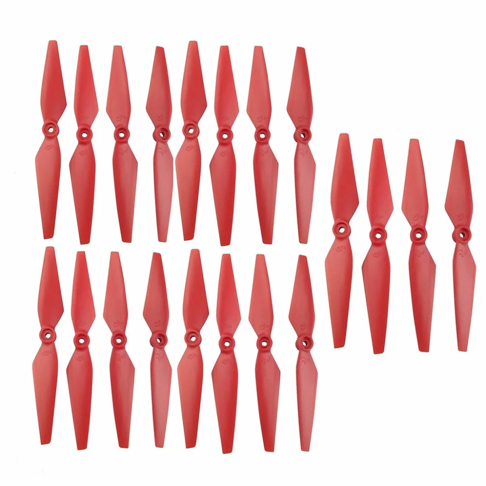 

20PCS is used for MJX B2 B2C B2W Bugs 2W Bugs 2 F200SE four axis aircraft blades Spare parts UAV propeller red