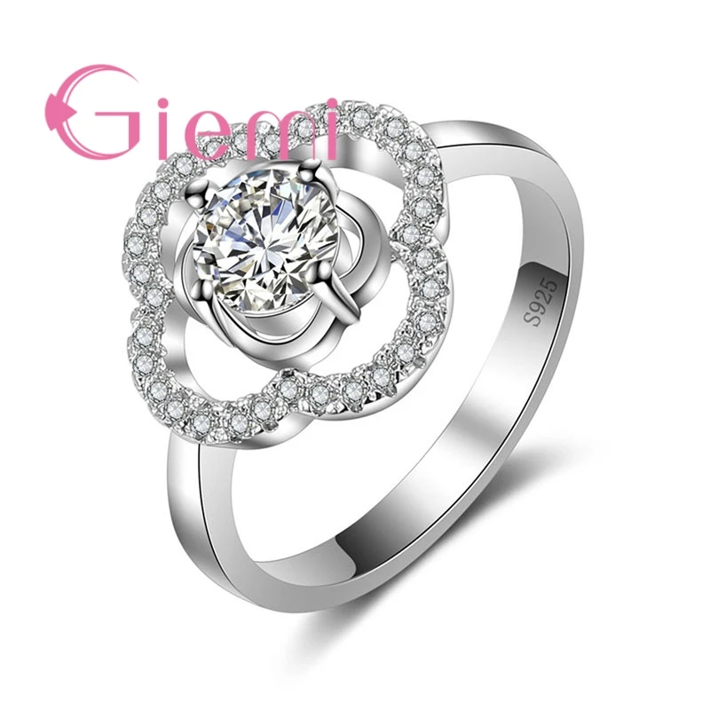 Fashion Hollow Flower Rings For Women Girls Wedding Engagement 925 Sterling Silver CZ Cubic Zirconia Trendy Jewelry Wholesale
Fashion Hollow Flower Rings For Women Girls Wedding Engagement 925 Sterling Silver CZ Cubic Zirconia Trendy Jewelry Wholesale