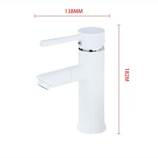 Basin Faucet Brass Sink Mixer Tap Hot & Cold Bathroom Faucet Single Handle Deck Mounted White Lavatory Crane Tap Free Shipping
Basin Faucet Brass Sink Mixer Tap Hot & Cold Bathroom Faucet Single Handle Deck Mounted White Lavatory Crane Tap Free Shipping