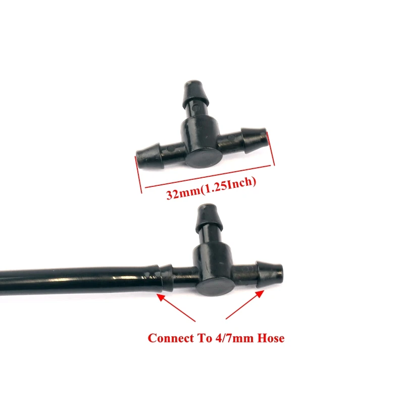 Wholesale 500pcs 4/7mm Garden Hose Barbed Tee Connectors Home Garden Drip Irrigation System Water Pipe Splitters Fittings
Wholesale 500pcs 4/7mm Garden Hose Barbed Tee Connectors Home Garden Drip Irrigation System Water Pipe Splitters Fittings