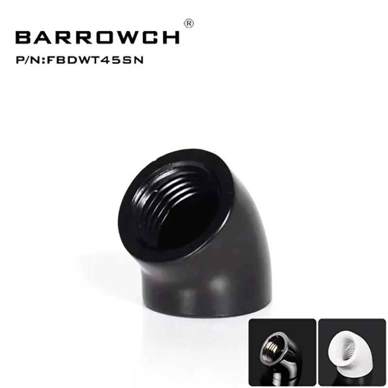 Barrowch FBDWT45SN Reversing Fitting,45 degree Adapter( Female to Female),water cooler heatsink gadget
Barrowch FBDWT45SN Reversing Fitting,45 degree Adapter( Female to Female),water cooler heatsink gadget