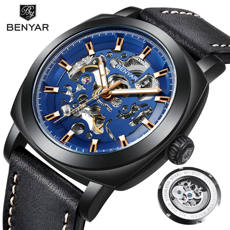 BENYAR New Fashion Casual Uniform Men's Quartz Watch Waterproof Men's Sports Watch Leather Calendar Clock Relogio Masculino
BENYAR New Fashion Casual Uniform Men's Quartz Watch Waterproof Men's Sports Watch Leather Calendar Clock Relogio Masculino
