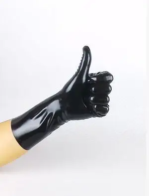 Latex gloves 5 finger gloves rubber gloves to wrist black red S M L moulded gloves
Latex gloves 5 finger gloves rubber gloves to wrist black red S M L moulded gloves