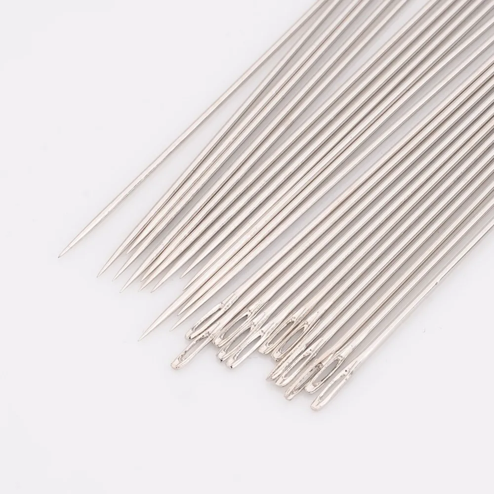 10bags Iron Sewing Needles, Darning Needles, Beaded Needles, Platinum, about 25pcs/bag. 40mm/48mm/52mm/55mm/66mm,hole: 0.3-0.6mm
10bags Iron Sewing Needles, Darning Needles, Beaded Needles, Platinum, about 25pcs/bag. 40mm/48mm/52mm/55mm/66mm,hole: 0.3-0.6mm