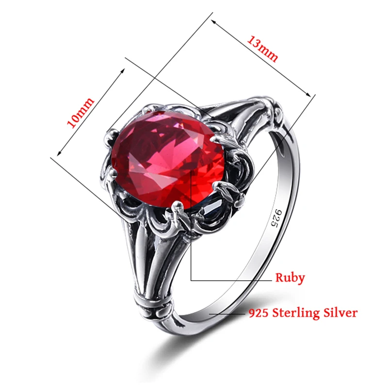 Real 925 Sterling Silver Jewelry Vintage Ring for Momen Engraved Lab Ruby Austrian Crystal Ring Men Fine Jewelry Wedding Party
Real 925 Sterling Silver Jewelry Vintage Ring for Momen Engraved Lab Ruby Austrian Crystal Ring Men Fine Jewelry Wedding Party