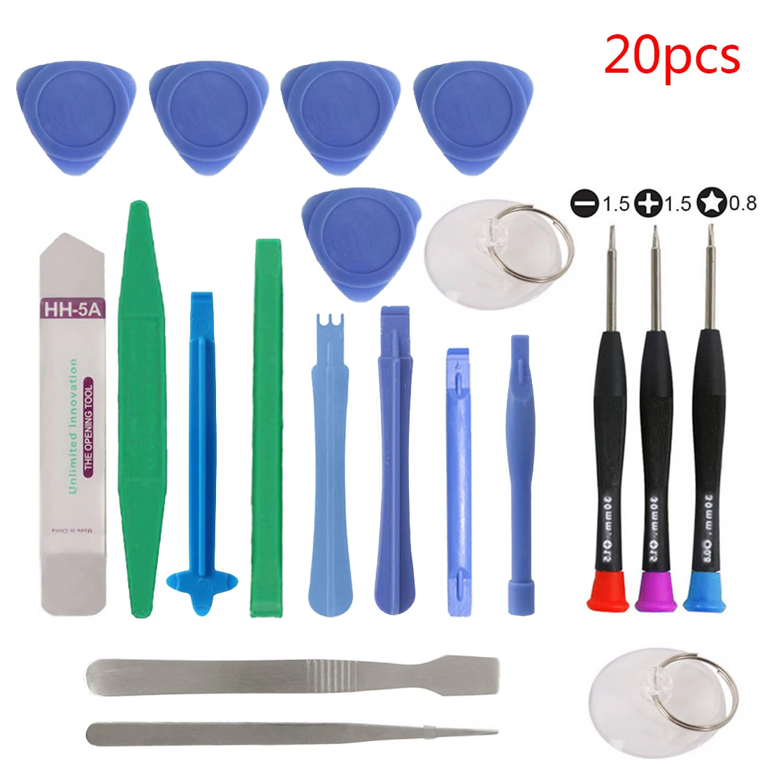 20 in 1 Mobile Phone Repair Tool Kit for iPhone iPad Tablet PC Small Toys Hand Tools Set Pry Opening Screwdriver
20 in 1 Mobile Phone Repair Tool Kit for iPhone iPad Tablet PC Small Toys Hand Tools Set Pry Opening Screwdriver
