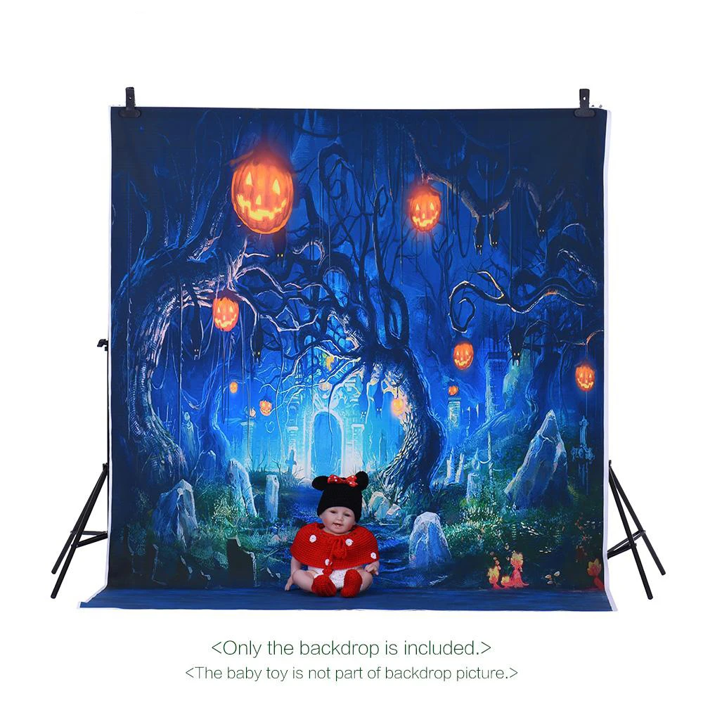 1.5 * 2m Photography Background Backdrop Digital Printing Hallowmas Halloween Pumpkin Graveyard Pattern for Photo Studio
1.5 * 2m Photography Background Backdrop Digital Printing Hallowmas Halloween Pumpkin Graveyard Pattern for Photo Studio