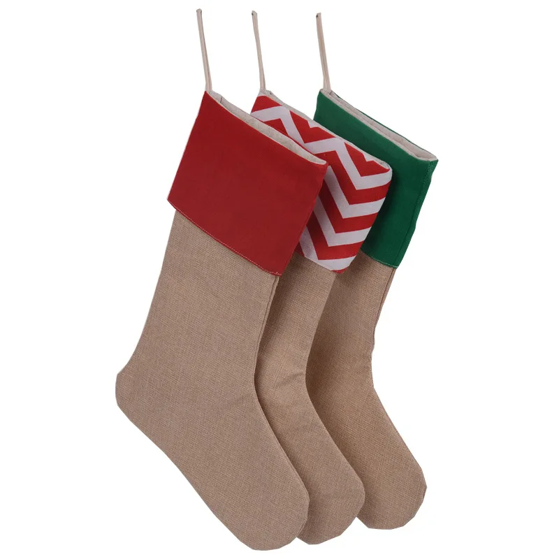 Christmas Stockings cotton canvas wave stripe Sack Sock Santa Claus Candy Gift Bag Filler Xmas Hanging Decoration 30*45cm 3color
Christmas Stockings cotton canvas wave stripe Sack Sock Santa Claus Candy Gift Bag Filler Xmas Hanging Decoration 30*45cm 3color