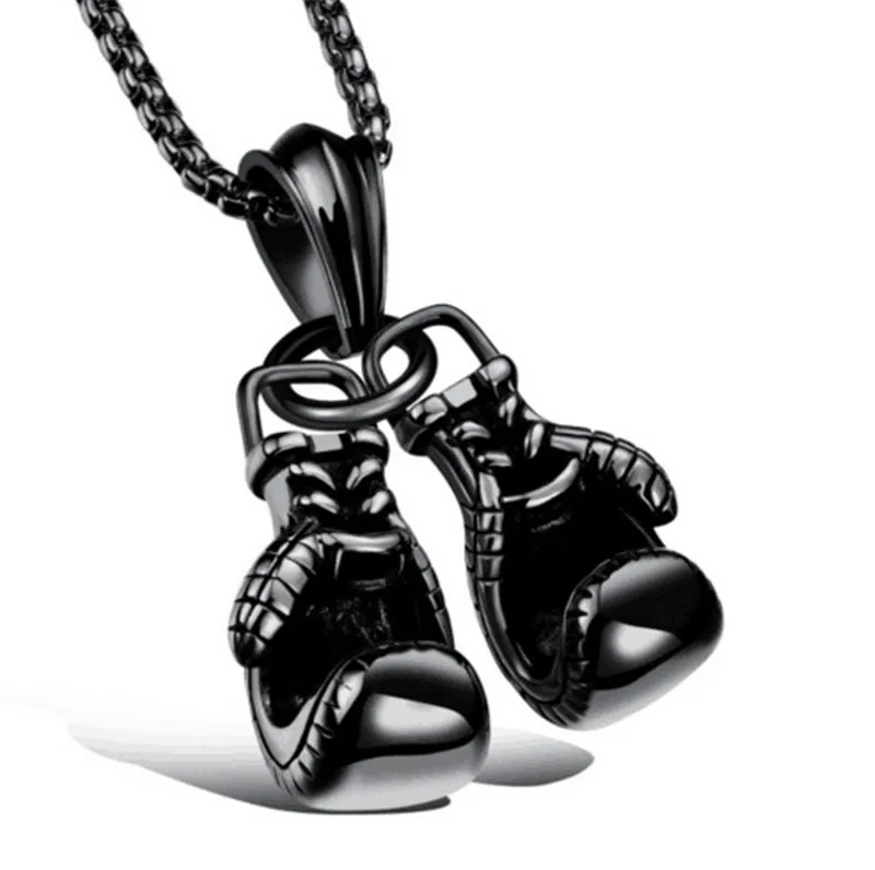 Fashion Sport Fitness Jewelry Double Boxing Glove Pendant Necklace Chic Men Hiphop Chain Necklace Cool Male Jewellery
Fashion Sport Fitness Jewelry Double Boxing Glove Pendant Necklace Chic Men Hiphop Chain Necklace Cool Male Jewellery