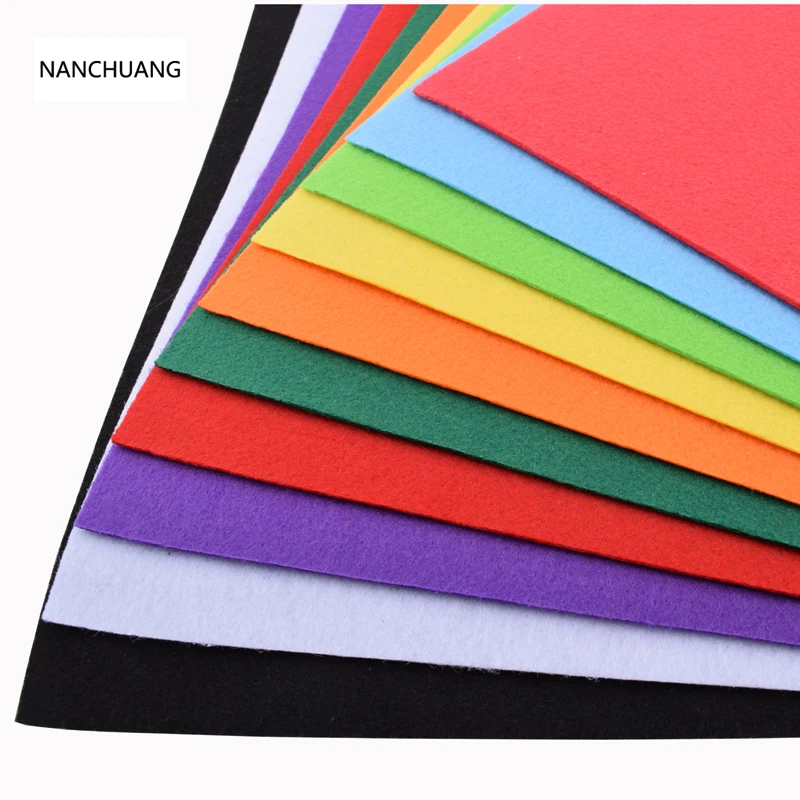 Non Woven Fabric 1.5mm Thickness Polyester Felt Of Home Decoration Pattern Bundle For Sewing Dolls Crafts 10pcs 30x30cm
Non Woven Fabric 1.5mm Thickness Polyester Felt Of Home Decoration Pattern Bundle For Sewing Dolls Crafts 10pcs 30x30cm