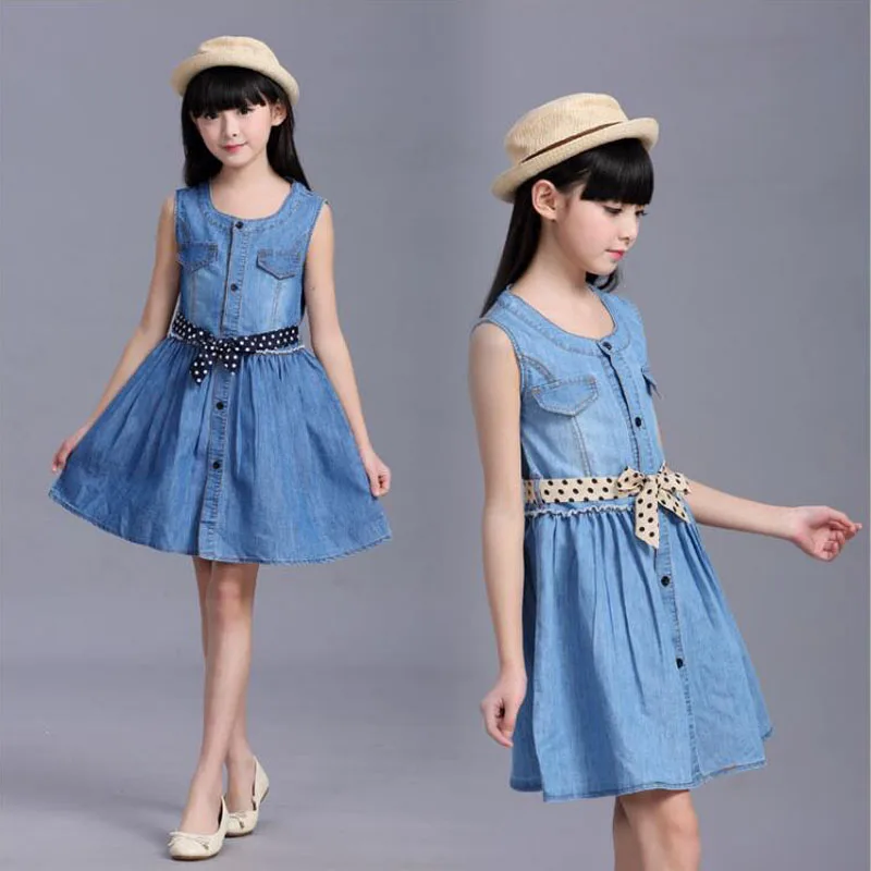 Big girls summer dress 6 7 8 10 12 14 15 years children's clothing for teenage dress Kids cotton cowdoy casual sleeveless dress
Big girls summer dress 6 7 8 10 12 14 15 years children's clothing for teenage dress Kids cotton cowdoy casual sleeveless dress