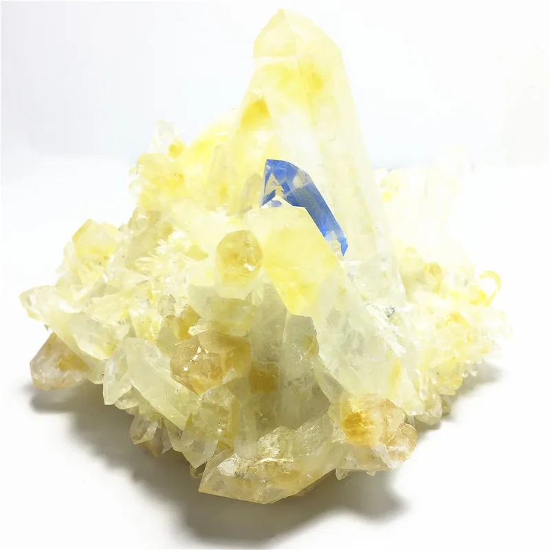 Large Natural Rock Quartz Crystal Cluster Yellow Crystal Mineral Specimen Home Decoration Healing Gemstone
Large Natural Rock Quartz Crystal Cluster Yellow Crystal Mineral Specimen Home Decoration Healing Gemstone