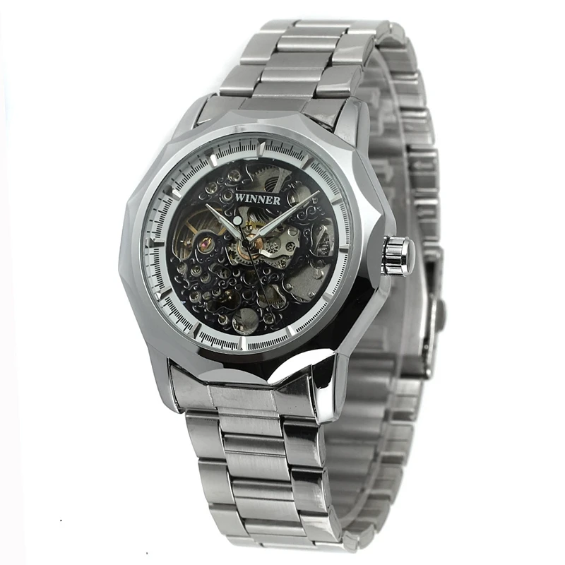 Men Luxury Watch Automatic Skeleton Watches WINNER Fashion Mechanical Watch Elegant Men Clock Relogio Automatico Erkek Kol Saati
Men Luxury Watch Automatic Skeleton Watches WINNER Fashion Mechanical Watch Elegant Men Clock Relogio Automatico Erkek Kol Saati