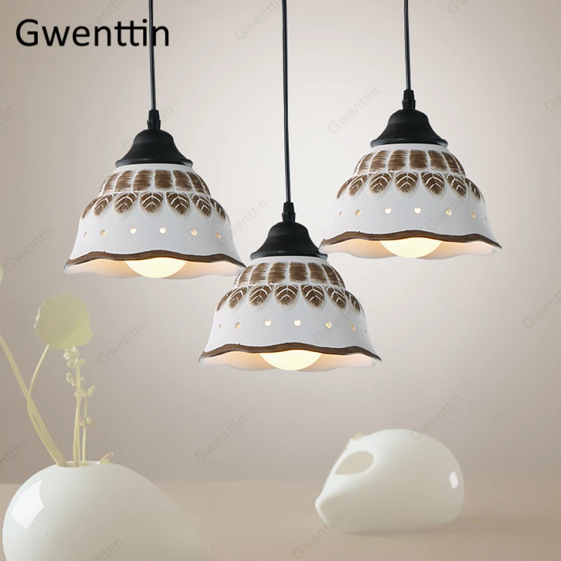 Ceramic Pendant Light Nordic Loft Industrial Home Decor for Dining Room Bedroom Hanging Lamp Modern Led Light Fixtures Luminaire
Ceramic Pendant Light Nordic Loft Industrial Home Decor for Dining Room Bedroom Hanging Lamp Modern Led Light Fixtures Luminaire