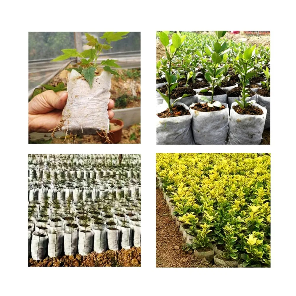 400Pcs Seedling Plants Nursery Bags Organic Biodegradable Grow Bags Fabric Eco-friendly Ventilate Growing Planting Bags
400Pcs Seedling Plants Nursery Bags Organic Biodegradable Grow Bags Fabric Eco-friendly Ventilate Growing Planting Bags