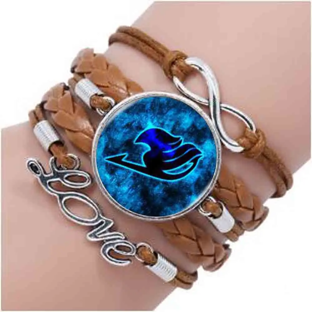 New Fairy Tail Logo bracelet for Woman/Men Cabochon Vintage Black Chain DOTA Statement bracelet
New Fairy Tail Logo bracelet for Woman/Men Cabochon Vintage Black Chain DOTA Statement bracelet