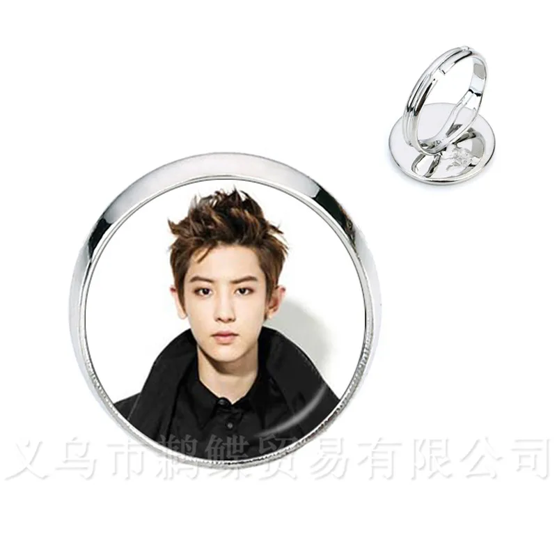 Hot KPOP EXO Rings Member Figure Silver/Golder Plated 2 Color Adjustable For Fans Support Jewelry | Украшения и аксессуары