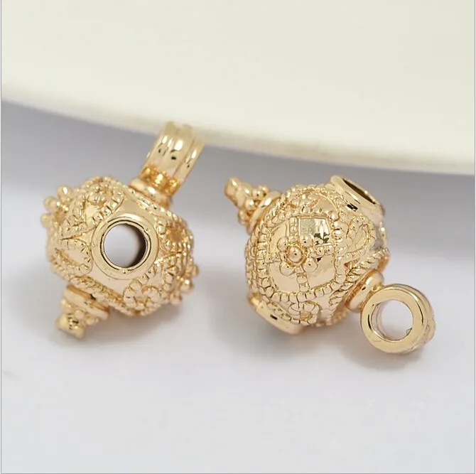 10pcs 24k Gold color plated Beads Pendant dual-purpose clothing accessories European Charm Beads Connector DIY Jewelry Making
10pcs 24k Gold color plated Beads Pendant dual-purpose clothing accessories European Charm Beads Connector DIY Jewelry Making