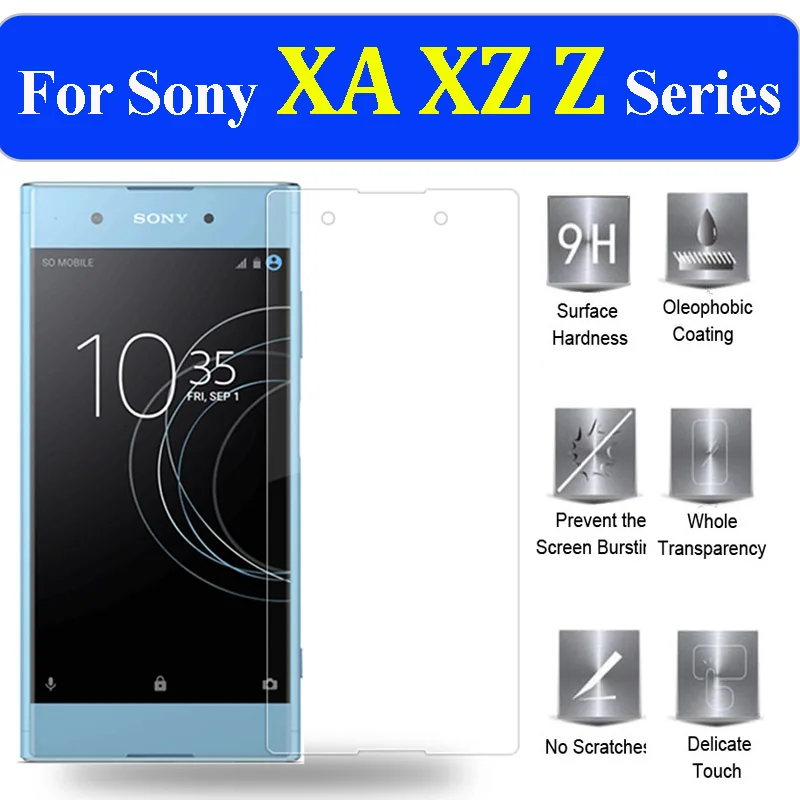 Защитное стекло для Sony xperia xa1 Plus Ultra XA xa2 xz xz1 z1 z2 z3 z5 протектор экрана Сони z на