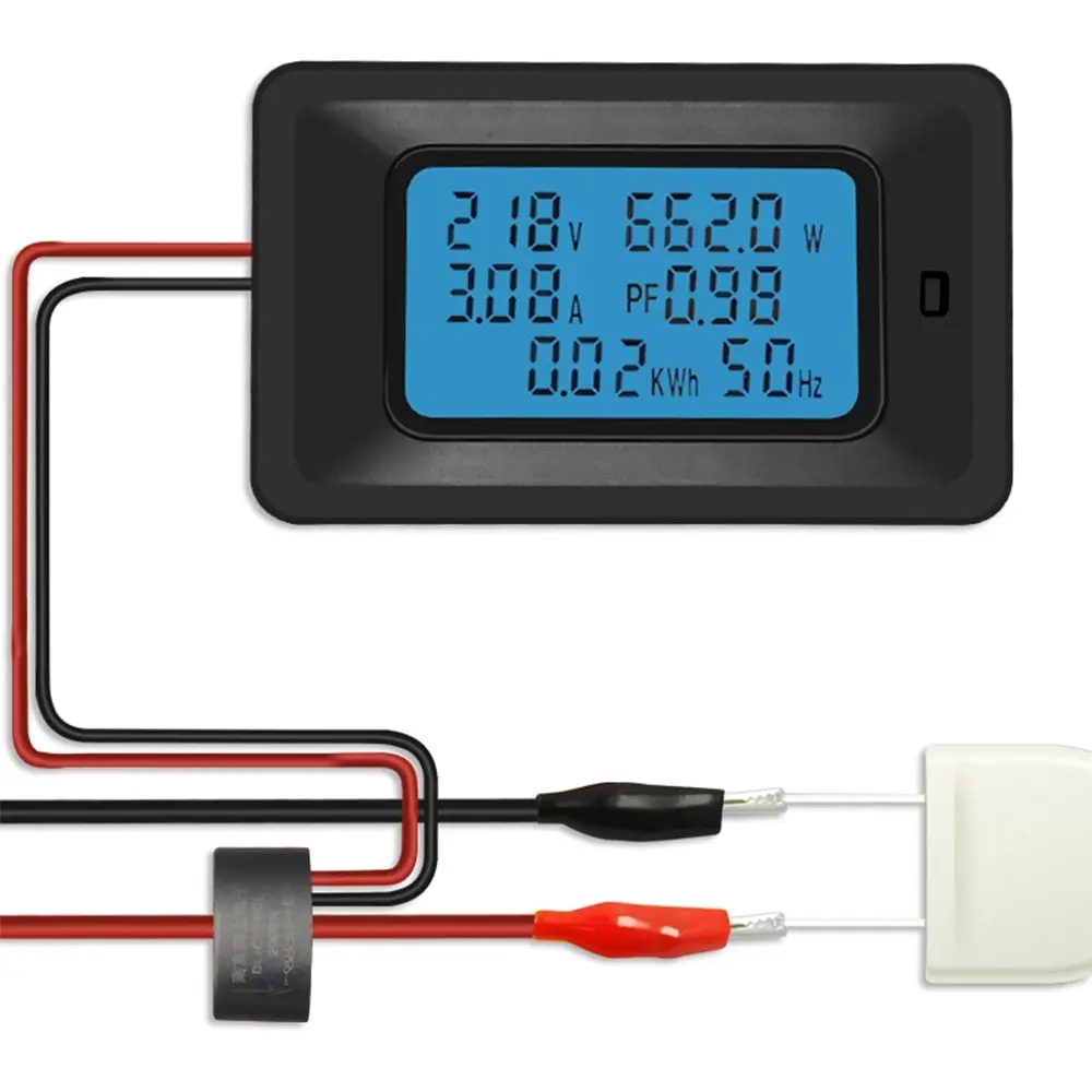 100A Digital Voltmeter Ammeter Voltage Current Meter 5KW Power Factor Energy Energy Frequency Meters Amps Watt Meter Tester
100A Digital Voltmeter Ammeter Voltage Current Meter 5KW Power Factor Energy Energy Frequency Meters Amps Watt Meter Tester