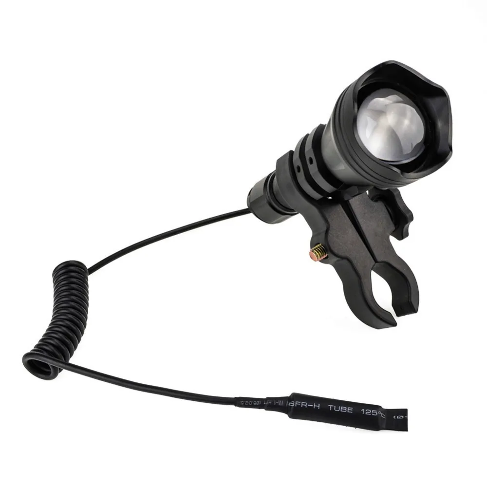 CrazyFire Tactical Hunting LED Flashlight 2000lm Cree XM-L L2 Zoomable Waterproof Torch with 18650 Battery and Gun Mount
CrazyFire Tactical Hunting LED Flashlight 2000lm Cree XM-L L2 Zoomable Waterproof Torch with 18650 Battery and Gun Mount
