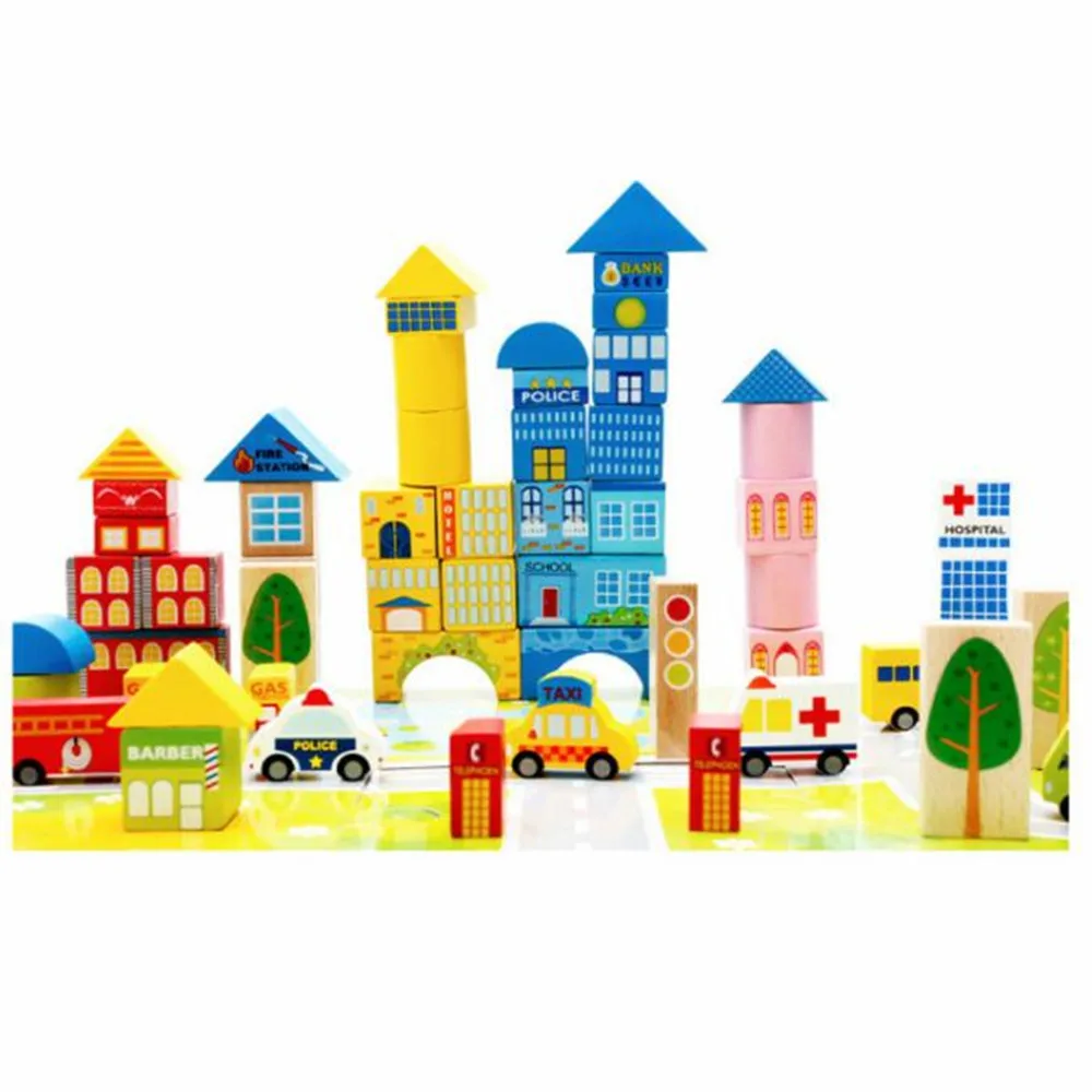 New 62pcs Safety color cartoon images city traffic scene wooden building blocks Children's birthday and Christmas gift
New 62pcs Safety color cartoon images city traffic scene wooden building blocks Children's birthday and Christmas gift