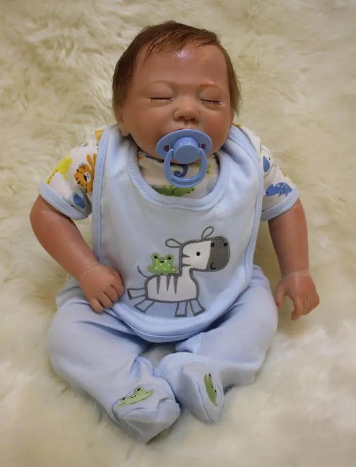 DOLLMAI 2018 Newest 50cm Handmade cotton body Lifelike Baby soft Silicone Vinyl for sale Girl Reborn fashion Newborn toy boneca
DOLLMAI 2018 Newest 50cm Handmade cotton body Lifelike Baby soft Silicone Vinyl for sale Girl Reborn fashion Newborn toy boneca