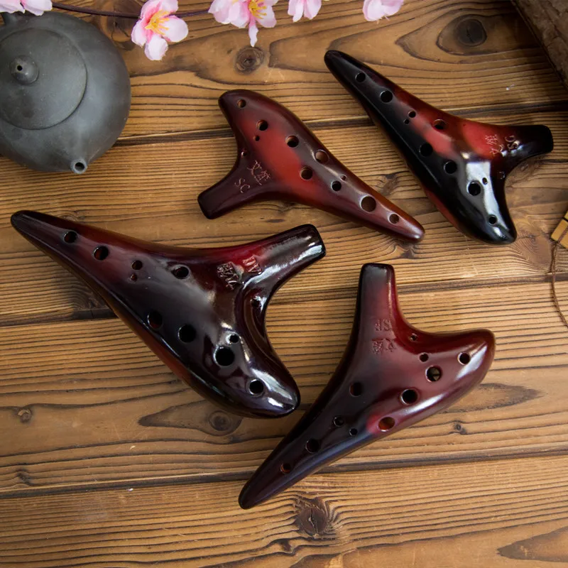 12 hole SF, adjustable ocarina wholesale high F smoldered ocarina play professional teaching ocarina
12 hole SF, adjustable ocarina wholesale high F smoldered ocarina play professional teaching ocarina