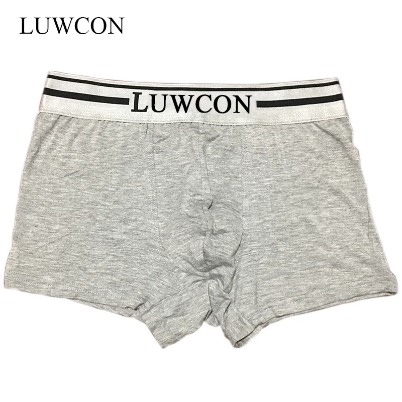 LUWCON Modal men boxer shorts Breathable Comfortable solid Underwear For Men Cheap Factory Direct Sale Drop Shipping | Мужская одежда