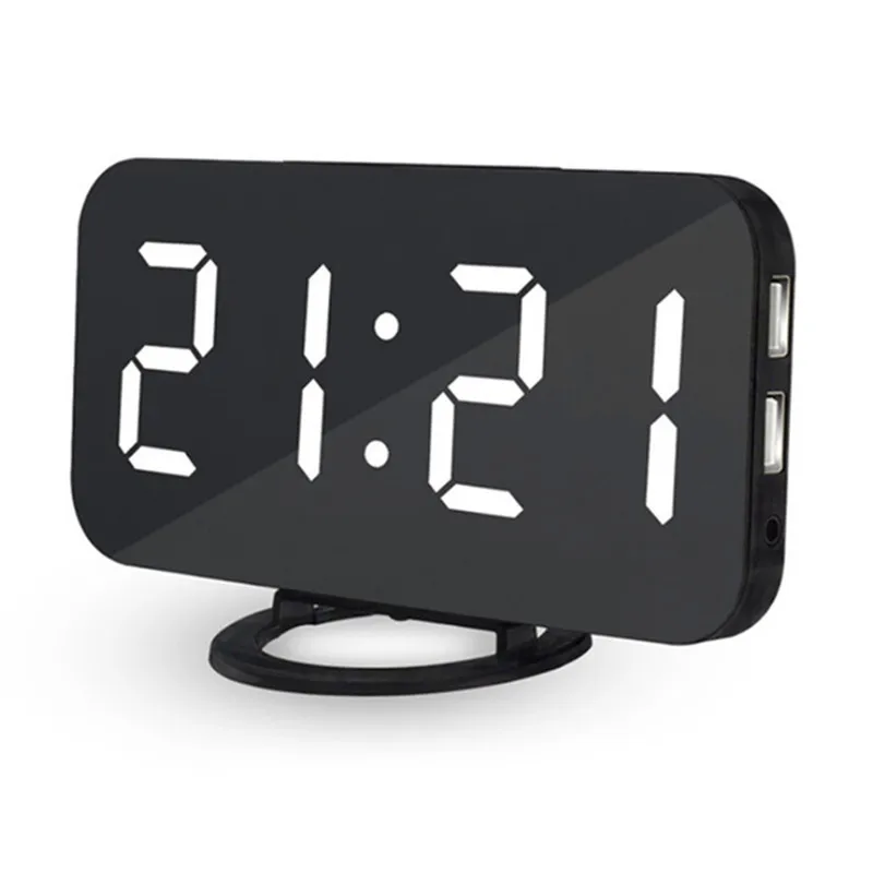 LED Mirror Digital Display Alarm Clock Voice Control LED Display Electronic Snooze Backlinght Desktop Digital Table Clocks Watch
LED Mirror Digital Display Alarm Clock Voice Control LED Display Electronic Snooze Backlinght Desktop Digital Table Clocks Watch