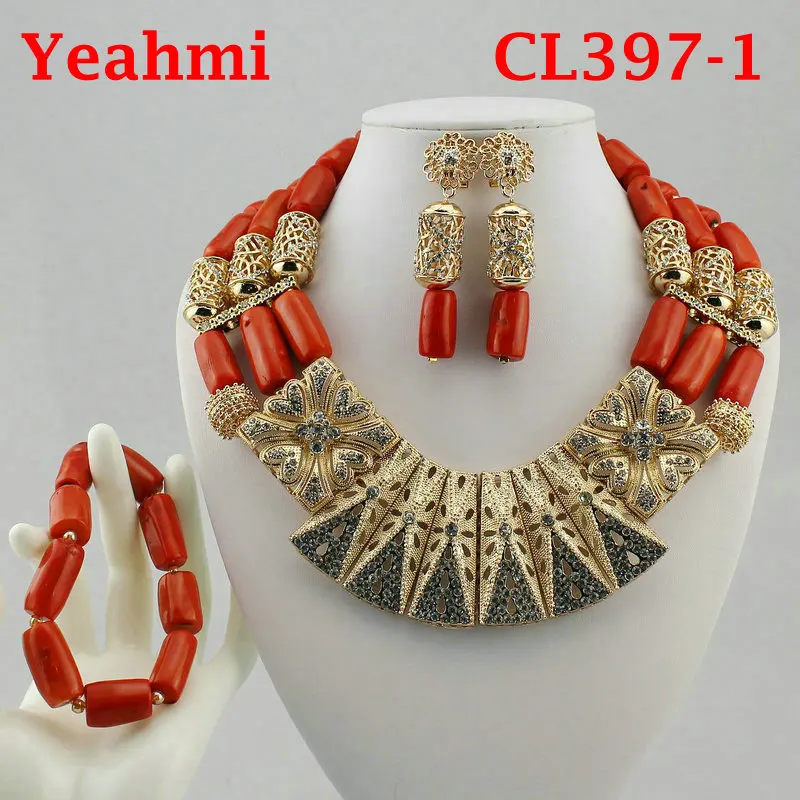 Beautiful Coral Beads Jewelry Set African Beads Jewelry Set Wedding Beads Jewelry Sets Nigerian Necklace Jewelry CL397-1
Beautiful Coral Beads Jewelry Set African Beads Jewelry Set Wedding Beads Jewelry Sets Nigerian Necklace Jewelry CL397-1