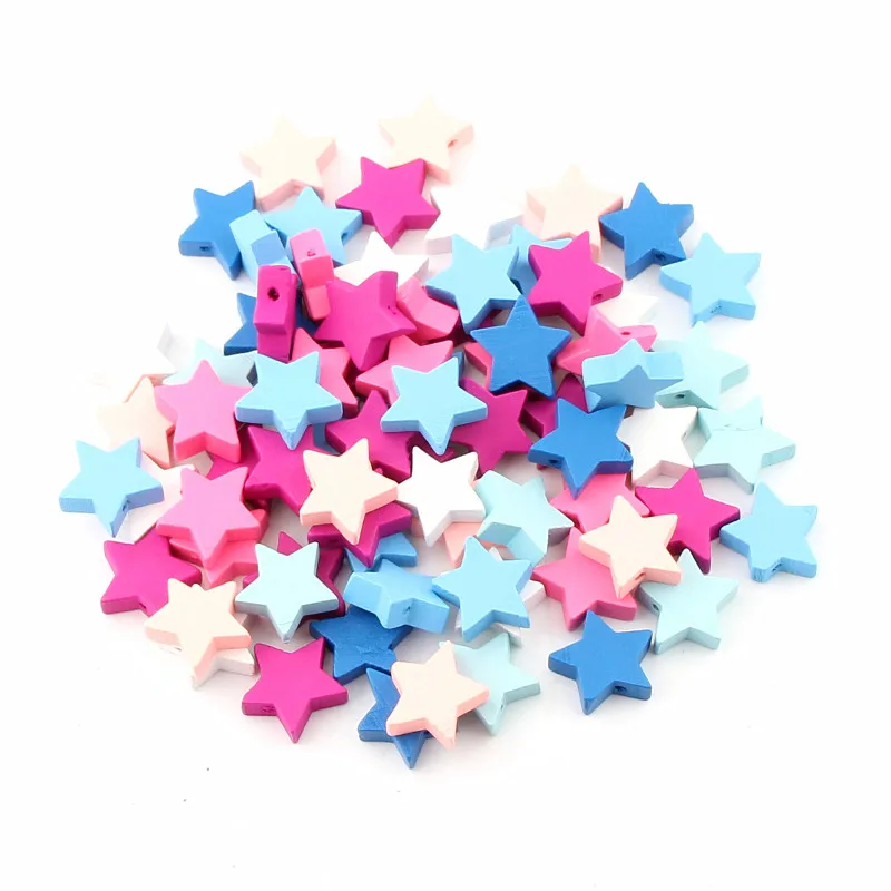 40pcs Multicolor Star Shape Wooden Spacer Beads For Jewelry Making Kids Pacifier Clip Teerther DIY Findings 20x19mm
40pcs Multicolor Star Shape Wooden Spacer Beads For Jewelry Making Kids Pacifier Clip Teerther DIY Findings 20x19mm