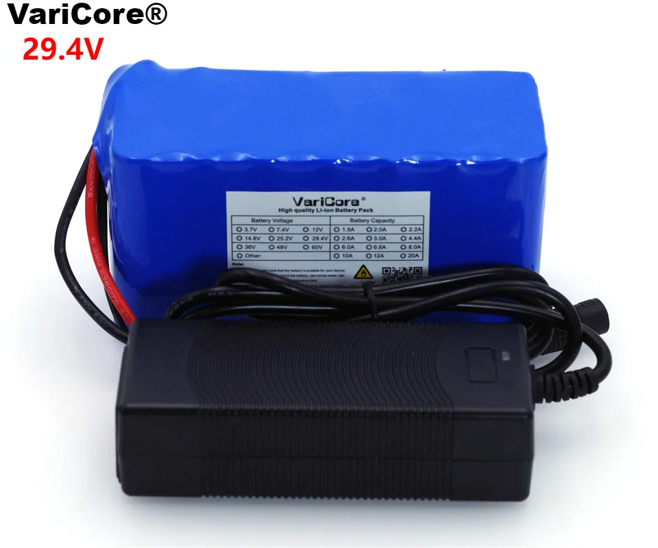 VariCore 24V 6Ah 7S3P 18650 batteries 29.4v 6000mAh Electric Bicycle Moped /Electric/Li ion Battery Pack+ 29.4V 2A Charger
VariCore 24V 6Ah 7S3P 18650 batteries 29.4v 6000mAh Electric Bicycle Moped /Electric/Li ion Battery Pack+ 29.4V 2A Charger