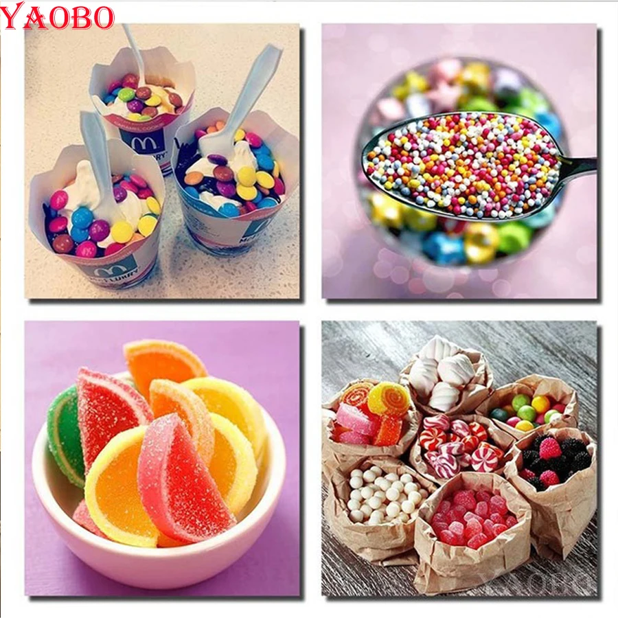 DIY,Full,Diamond Embroidery,Candy Dessert,5d,Diamond Painting 4pcs/set,Cross Stitch kits,3D,Square Diamond Mosaic,wall painting
DIY,Full,Diamond Embroidery,Candy Dessert,5d,Diamond Painting 4pcs/set,Cross Stitch kits,3D,Square Diamond Mosaic,wall painting