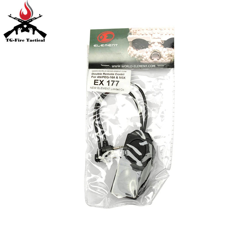 Element Airsoft Dual Remote Contro Switch Pressure for LA-5/PEQ-15 & WMX-200 Flashlight or APEQ-16A PEQ M3X Gun Light Accessory
Element Airsoft Dual Remote Contro Switch Pressure for LA-5/PEQ-15 & WMX-200 Flashlight or APEQ-16A PEQ M3X Gun Light Accessory