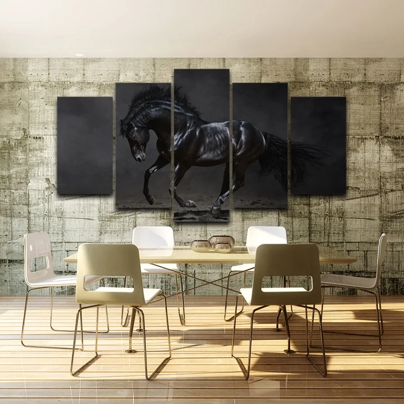 Black Horse Artistic Printed Drawing on Canvas Spray Oil Painting Decoration Framed wall art picture Printed Home Decor AE0762
Black Horse Artistic Printed Drawing on Canvas Spray Oil Painting Decoration Framed wall art picture Printed Home Decor AE0762
