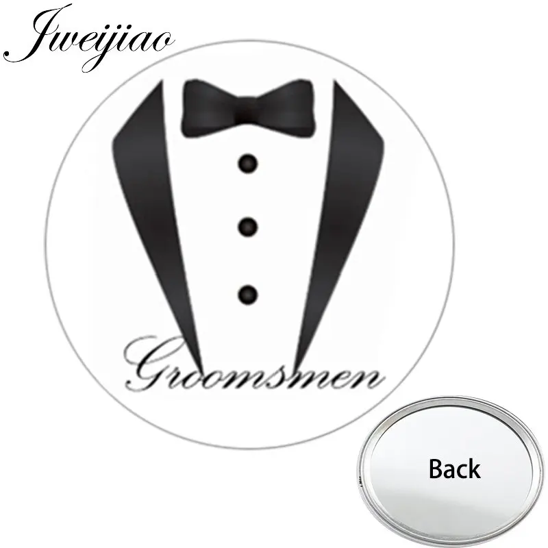 JWEIJIAO Groomsmen Happy Wedding Marriage life Gift Pocket Mirror Groom of the Bride Makeup Vanity Hand Travel Purse Mirror
JWEIJIAO Groomsmen Happy Wedding Marriage life Gift Pocket Mirror Groom of the Bride Makeup Vanity Hand Travel Purse Mirror