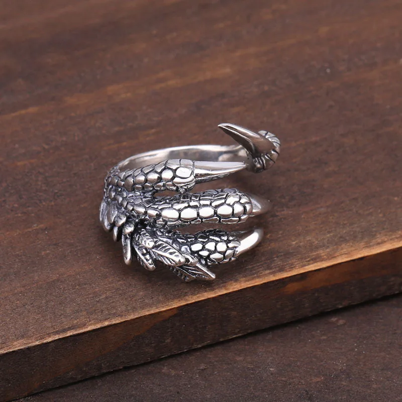 Open Ended Takahashi Goro Eagle Claw Ring S925 Sterling Silver Personality Tide Male And Female Retro Thai Silver Ring
Open Ended Takahashi Goro Eagle Claw Ring S925 Sterling Silver Personality Tide Male And Female Retro Thai Silver Ring