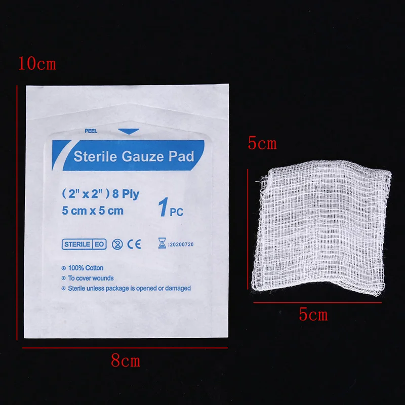 100Pcs/lot Non-Woven Gauze Swabs Braces Support Sterile Wound Gauze Sponges Cotton Safe Dressing Pads
100Pcs/lot Non-Woven Gauze Swabs Braces Support Sterile Wound Gauze Sponges Cotton Safe Dressing Pads
