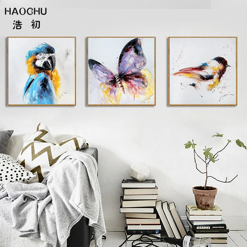 HAOCHU Watercolor Butterfly Bird Poster Art Print Minimalism Canvas Painting Animal Nursery Wall Picture Modern Home Decor
HAOCHU Watercolor Butterfly Bird Poster Art Print Minimalism Canvas Painting Animal Nursery Wall Picture Modern Home Decor