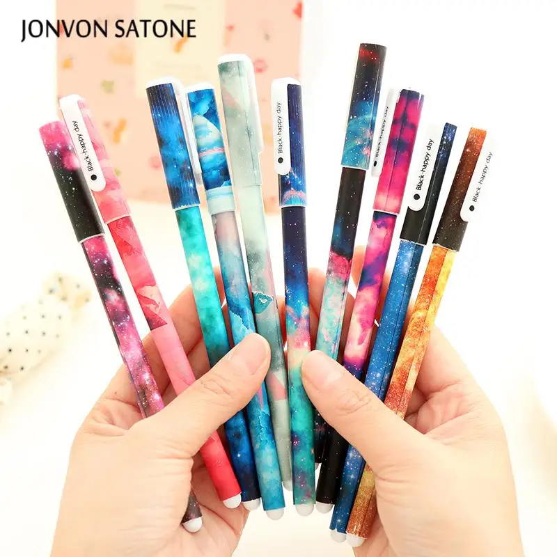 JONVON SATONE 10 шт. ручка с милым мультяшным рисунком для нейтральной ручки офисные