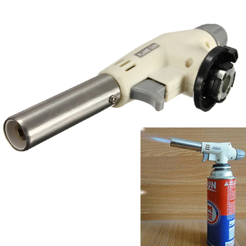 New 920 Metal Flame Gun Welding Gas Torch Lighter Heating Ignition Butane Portable Camping Welding Gas Torch For Hiking Camping
New 920 Metal Flame Gun Welding Gas Torch Lighter Heating Ignition Butane Portable Camping Welding Gas Torch For Hiking Camping