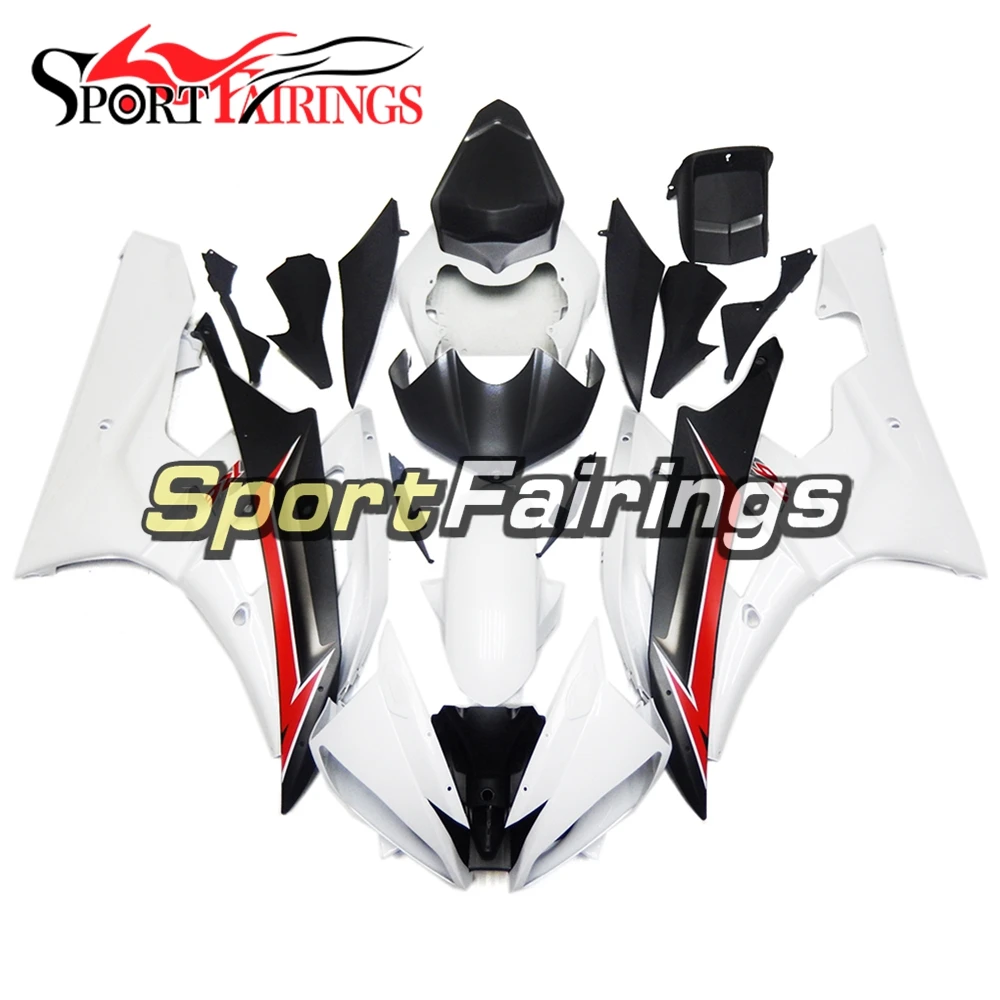 Sportbike Black White Fairings For Yamaha 2006 2007 YZF-600 R6 ABS Injection Motorcycle YZF-600 R6 06 07 Complete Plastic Hulls
Sportbike Black White Fairings For Yamaha 2006 2007 YZF-600 R6 ABS Injection Motorcycle YZF-600 R6 06 07 Complete Plastic Hulls
