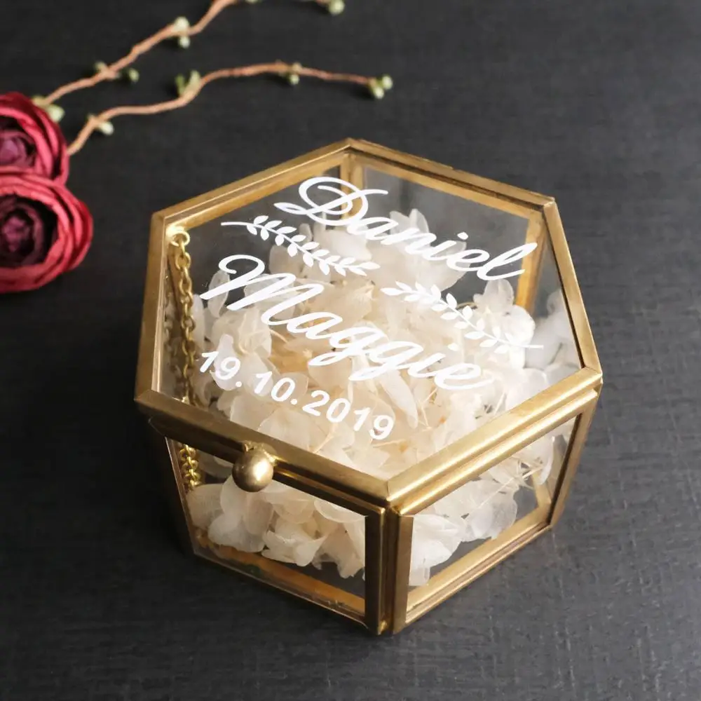 Custom Glass Ring Box,Wedding Personalized Ring Box,Hexagon Shaped Glass Ring Box,Personalized Ring Pillow
Custom Glass Ring Box,Wedding Personalized Ring Box,Hexagon Shaped Glass Ring Box,Personalized Ring Pillow
