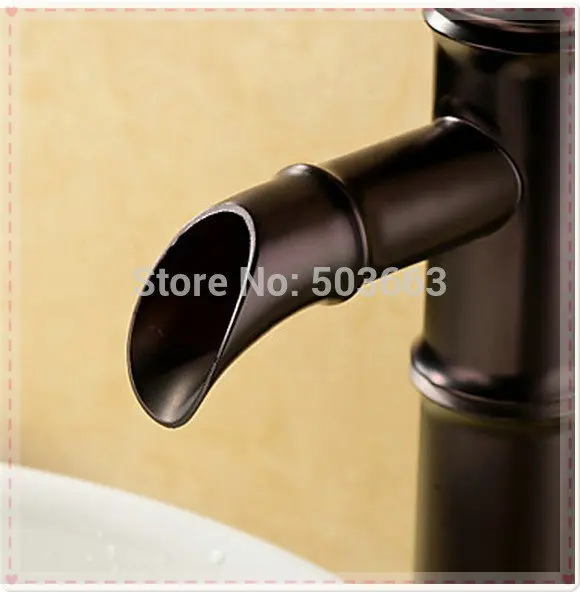 e-pak 8655-1/8 Fashion Oil Rubbed Bronze Solid Brass Deck Mounted Bathroom Basin Sink Waterfall Faucet Mixer Taps Vanity | Дом и сад