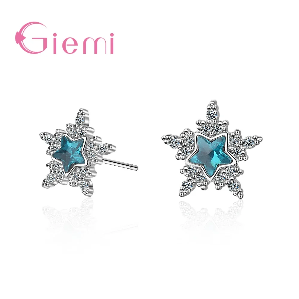 Best Selling Real 925 Silver Stud Earrings Top Quality Glass CZ Crystal Star Design for Women Ladies Pierced Brincos
Best Selling Real 925 Silver Stud Earrings Top Quality Glass CZ Crystal Star Design for Women Ladies Pierced Brincos