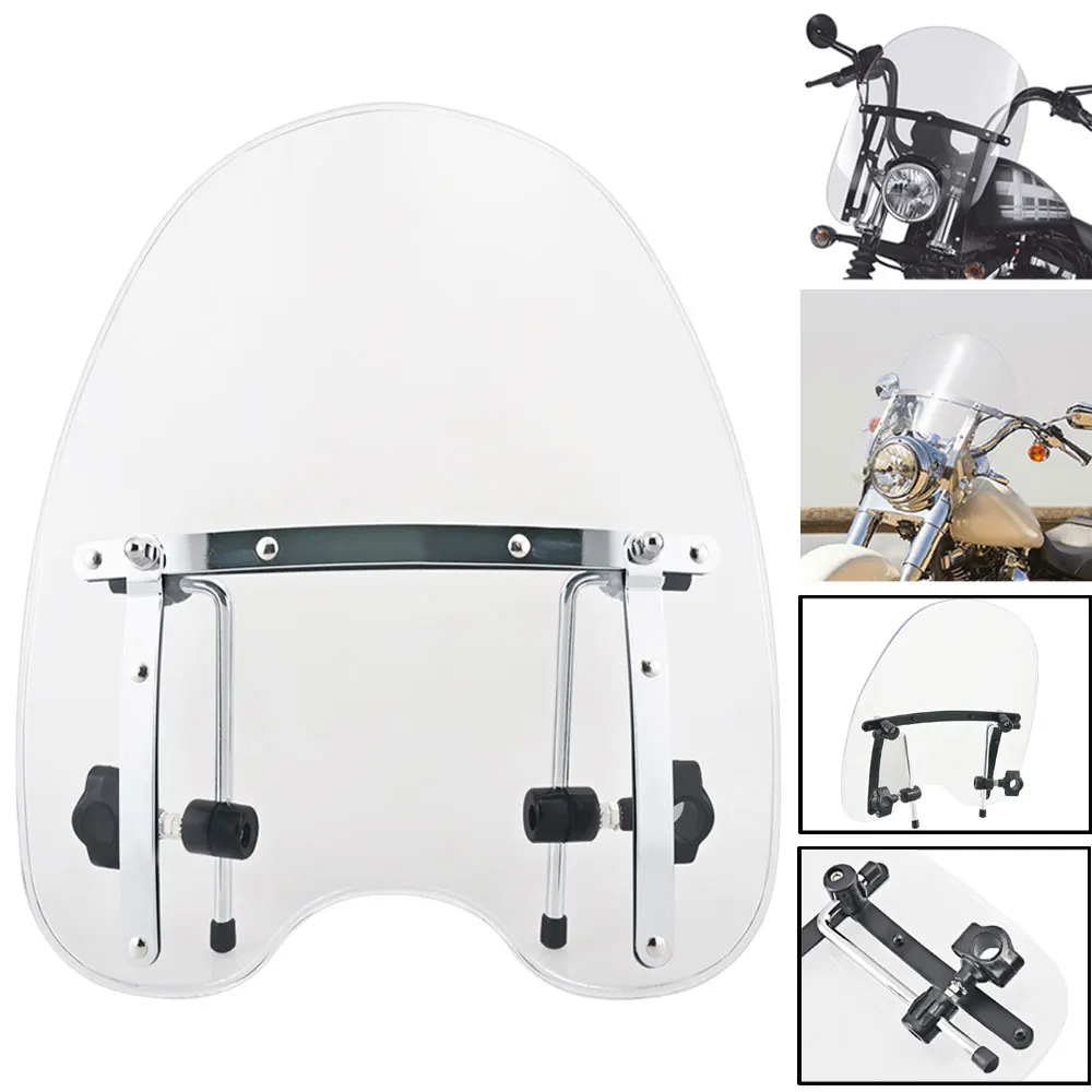 Motorcycle Universal 17/19 inch Windshield Windscreen Handlebar Fits For Yamaha Vmax 1700 V Star 650 950 Virago
Motorcycle Universal 17/19 inch Windshield Windscreen Handlebar Fits For Yamaha Vmax 1700 V Star 650 950 Virago